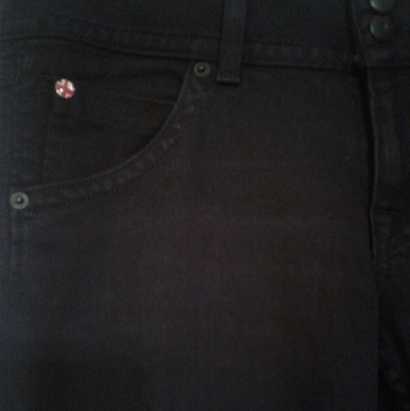 EUC, Hudson Flared Jeans, 29"x33x8", Black - Picture 4 of 4